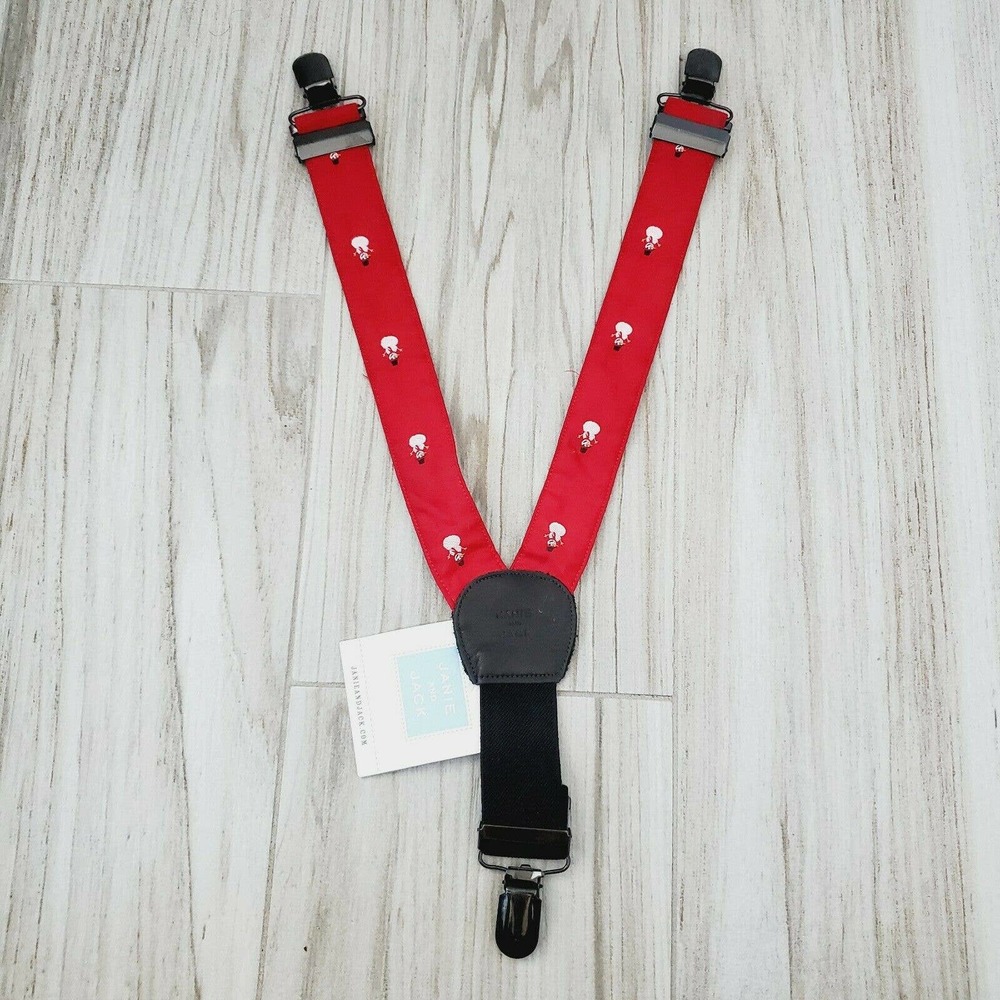 NWT Janie and Jack 0 - 6 Months Snowman Suspenders